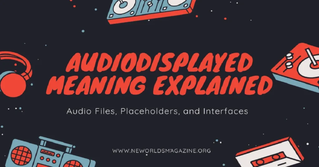 audiodisplayed meaning